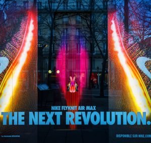 Nike Flyknit Air Max - The Next Revolution mockup