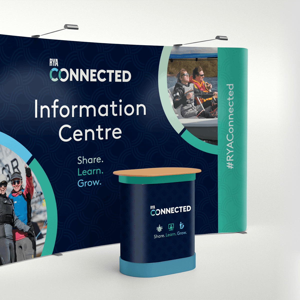 RYA Connected Exhibition Graphics